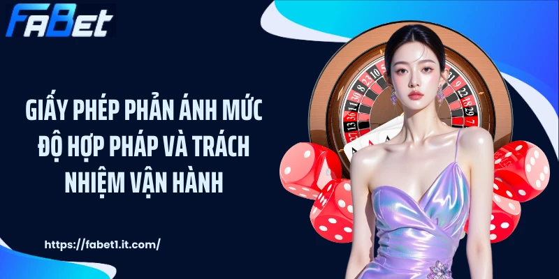 Giấy phép phản ánh mức độ hợp pháp và trách nhiệm vận hành